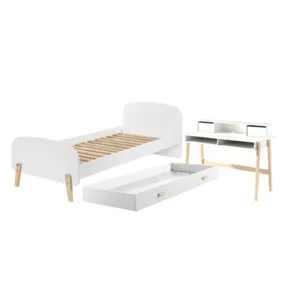 Bästa pris Säng med lådskrivbord Kiddy - Möbler