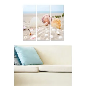 Tavla Nautical 3-pack Flerfärgad 20x50 cm - Inredning Erbjudandepris