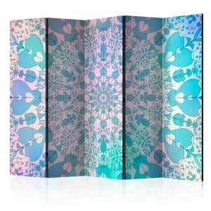 Snabb leverans Rumsavdelare Girly Mandala Blue II 225x172 cm - Inredning & dekor