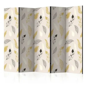 Beställ idag Rumsavdelare Golden Feathers II 225x172 cm - Inredning & dekor