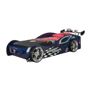 Rabatt Säng Grand Turismo Blå 90x200 cm Med madrass Med madrass - Möbler
