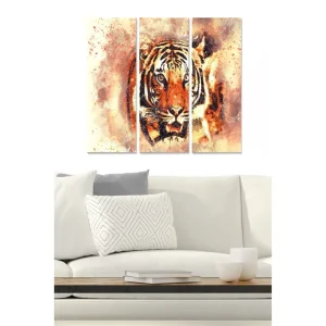 Tavla Animal 3-pack Flerfärgad 20x50 cm - Inredning Erbjudandepris