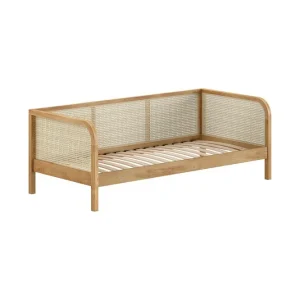 Koj säng 90 x 200 cm Rattan Ek - Möbler Kundfavorit