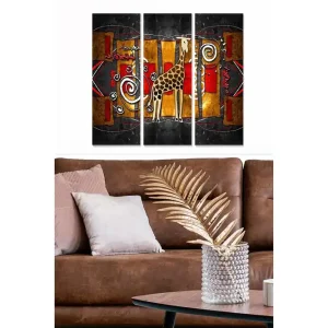 Canvastavla Oriental 3-pack Flerfärgad 20x50 cm - Inredning Fynd