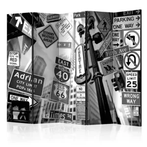 Billig Rumsavdelare Roads To Manhattan II 225x172 cm - Inredning & dekor