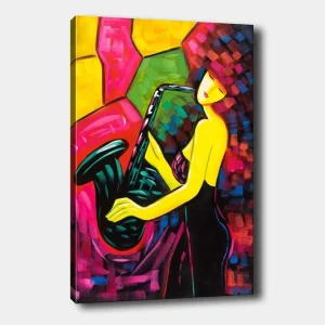 Dekorativ Canvastavla 50x70 cm Flerfärgad - Inredning Outlet