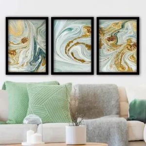 Decorative Framed Painting (3 Pieces) 35x45 - Inredning Lägg i varukorgen