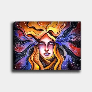 Dekorativ Canvastavla 50x70 cm Flerfärgad - Inredning Säker betalning