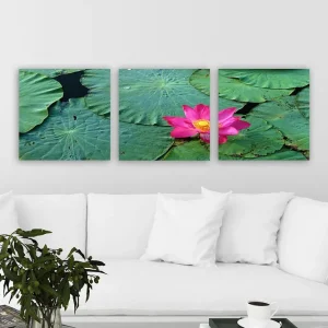 Dekorativ Canvastavla 3-Delar 30x30 cm Flerfärgad - Inredning Reapris
