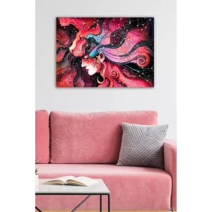 Billig Dekorativ Canvastavla 50x70 cm Flerfärgad - Inredning
