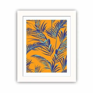 Tavla Floral med Ram Flerfärgad 23,5x28,5 cm - Inredning Endast denna vecka