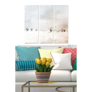 Begränsat antal Canvastavla Abstract 3-pack Flerfärgad 20x50 cm - Inredning