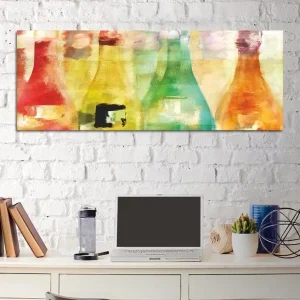 Dekorativ Canvastavla 30x80 cm Flerfärgad - Inredning Sista chansen