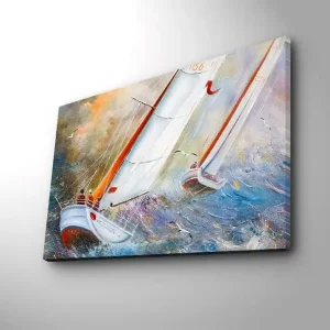 Dekorativ Canvastavla 45x70 cm Flerfärgad - Inredning Handla nu