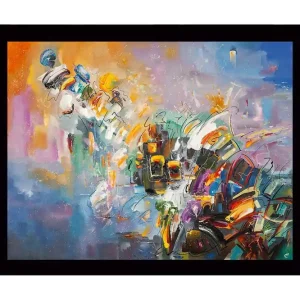 Billigare Tavla med Ram Flerfärgad 41x56 cm - Inredning