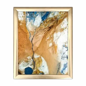 Sänkt pris Tavla Abstract med Ram Flerfärgad 23,5x28,5 cm - Inredning