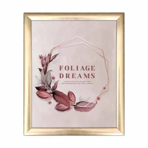 Tavla Floral med Ram Flerfärgad 23,5x28,5 cm - Inredning Handla nu