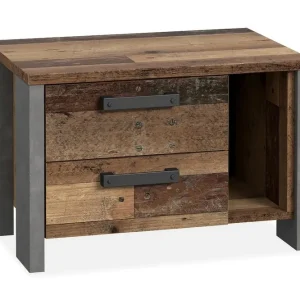 Bästa pris Cadle Sängbord 62 cm med Förvaring 2 Lådor + Hylla - Möbler
