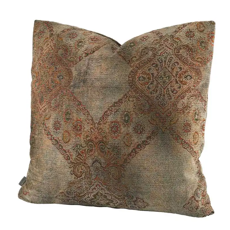 Begränsat erbjudande Miralago Paisley Taupe Kuddfodral Plain 60X40