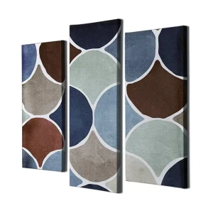 Kundfavorit Dekorativ Canvastavla 3-Delar 45x20 cm Flerfärgad - Inredning