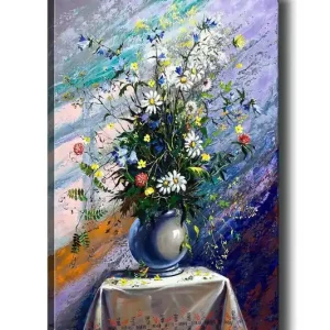 Dekorativ Canvastavla 50x70 cm Flerfärgad - Inredning Rabatter