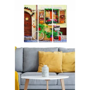 Reapris Canvastavla City 3-pack Flerfärgad 20x50 cm - Inredning