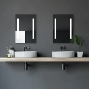 Beställ idag Jordberga Badrumsspegel 70 cm LED-belysning - Inredning & dekor