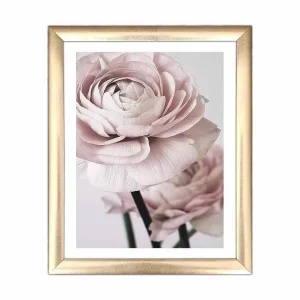 Rabatter Tavla Floral med Ram Flerfärgad 23,5x28,5 cm - Inredning
