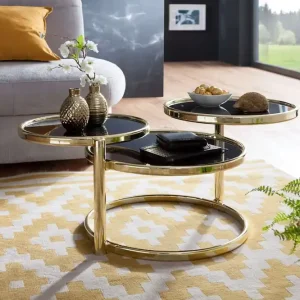 Begränsat antal Tarwater Soffbord 58 cm med Förvaring Hyllor Runt - Möbler