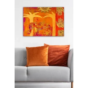 Sänkt pris Dekorativ Canvastavla 50x70 cm Flerfärgad - Inredning