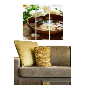 Kampanj Tavla Floral 3-pack Flerfärgad 20x50 cm - Inredning