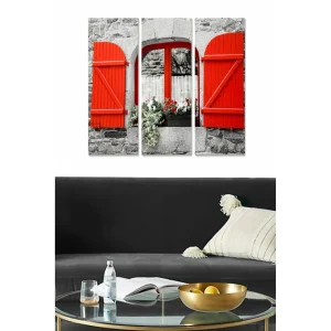 Tavla Floral 3-pack Flerfärgad 20x50 cm - Inredning Handla nu