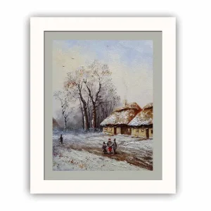 Tavla Scenic med Ram Flerfärgad 23,5x28,5 cm - Inredning Billigare