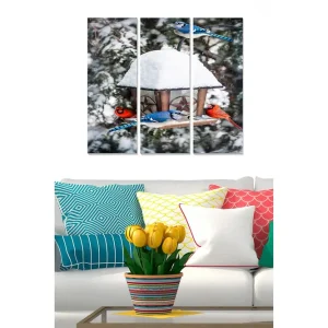 Utförsäljning Tavla Animal 3-pack Flerfärgad 20x50 cm - Inredning