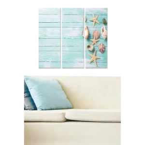 Kampanj Tavla Floral 3-pack Flerfärgad 20x50 cm - Inredning