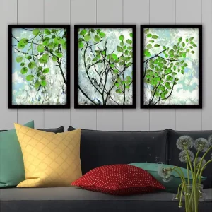 Decorative Framed Painting (3 Pieces) 35x45 - Inredning Endast idag