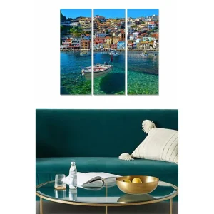 Canvastavla Scenic 3-pack Flerfärgad 20x50 cm - Inredning Sänkt pris