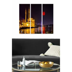 Tavla City 3-pack Flerfärgad 20x50 cm - Inredning Billigare