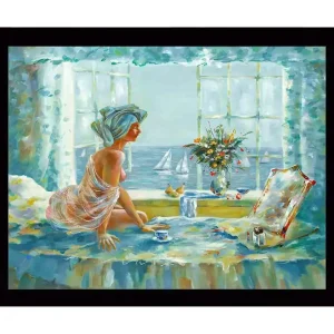 Lågt pris Tavla med Ram Flerfärgad 41x56 cm - Inredning