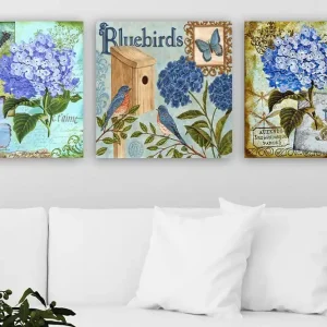 Lägg i varukorgen Canvastavla VP Italy 3-pack Flerfärgad 30x30 cm - Inredning
