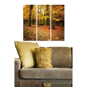 Canvastavla Scenic 3-pack Flerfärgad 20x50 cm - Inredning Rea