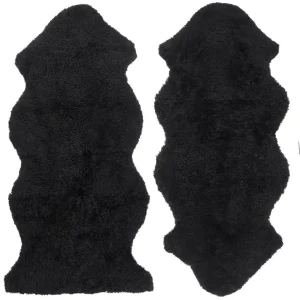 Premium Curly fårskinn 1,5 Black