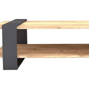 Terasa Soffbord 80 cm med Förvaring Hylla - Möbler Sista chansen
