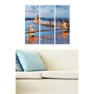 Tavla Scenic 3-pack Flerfärgad 20x50 cm - Inredning Rabatt