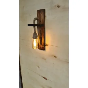 Utförsäljning ZIVOTE Vägglampa Valnöt - Belysning