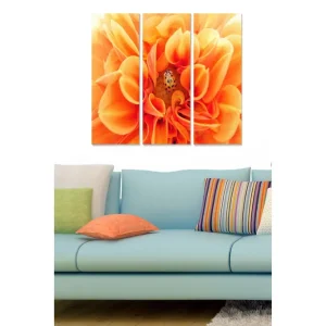 Tavla Floral 3-pack Flerfärgad 20x50 cm - Inredning Nedsatt pris