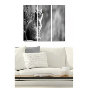 risnedsättning Tavla Animal 3-pack Flerfärgad 20x50 cm - Inredning