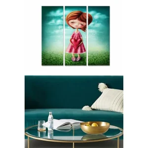 Tavla Love 3-pack Flerfärgad 20x50 cm - Inredning Rabatter