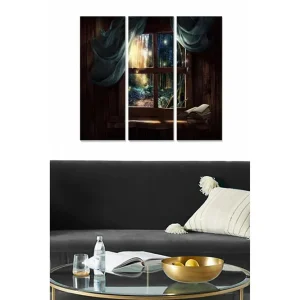 Tavla Scenic 3-pack Flerfärgad 20x50 cm - Inredning Fynd