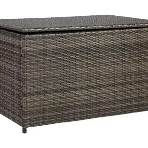 Billigare Kuddbox WICKER 122x52xH62cm brun - Utemöbler